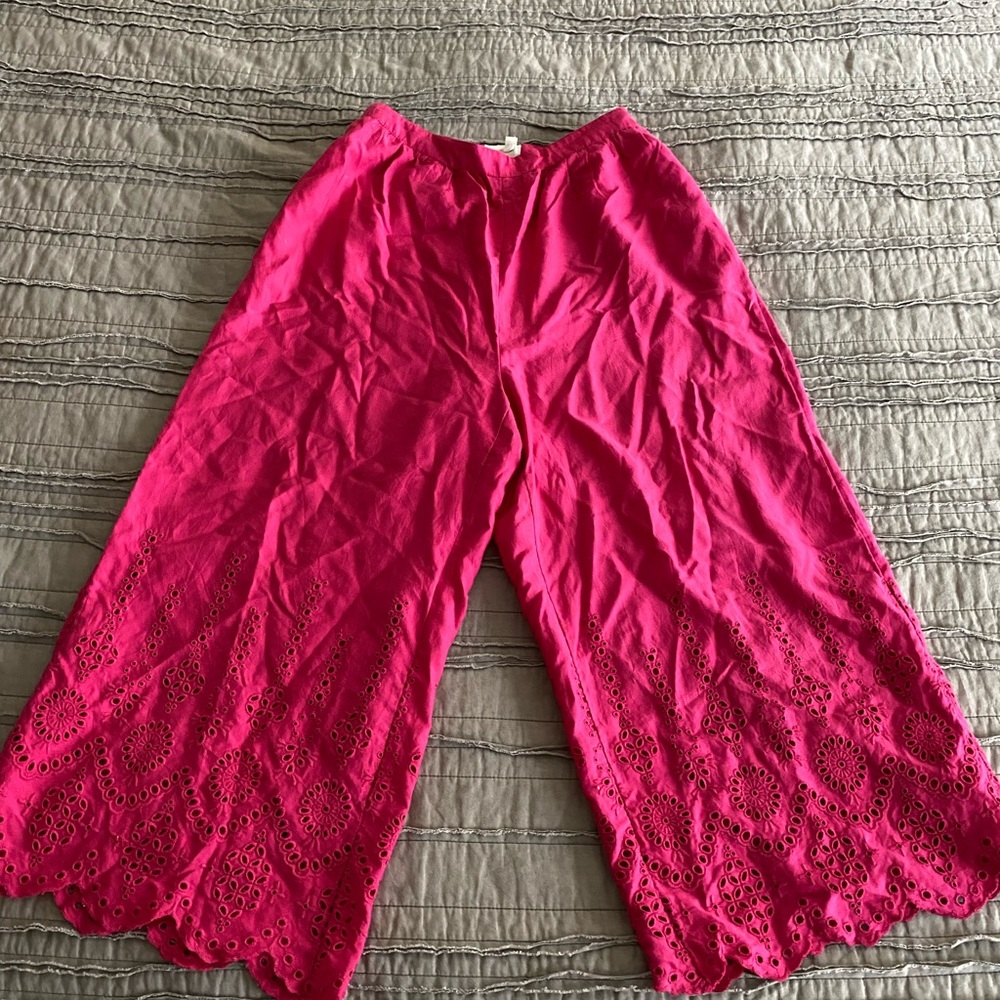 Anthropologie Fuchsia Trousers